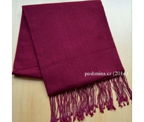 Wine-red shawl