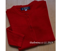Red cardigan, size M