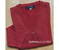 Red cardigan, size XL