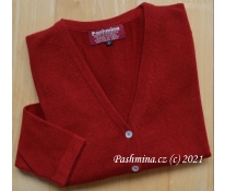 Cardigan, red 2, size S